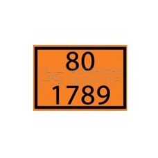 Placa Número ONU 80 1789